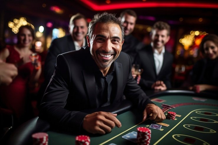 CQ9 live dealer table interface on josstoto showing multiple betting positions and real dealer feed